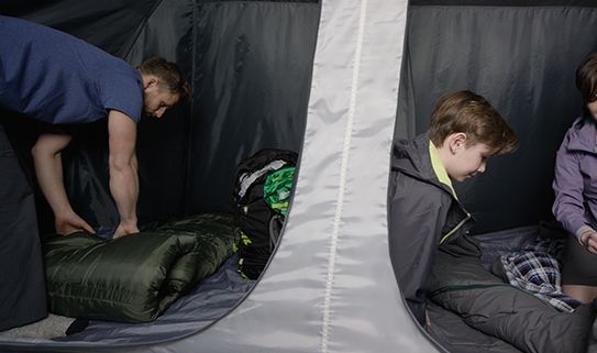 Camping tents with room dividers give you privacy