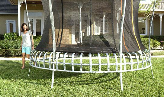 Choisissez un trampoline qui convient à l’espace dont vous disposez