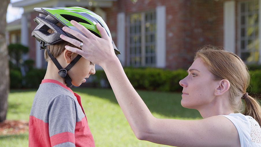 Protect your kids with bike helmets