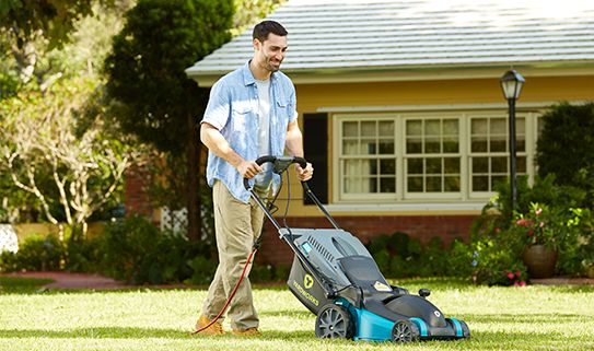 You have different mower options, depending on your lawn