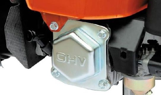 An overhead valve offers better fuel economy