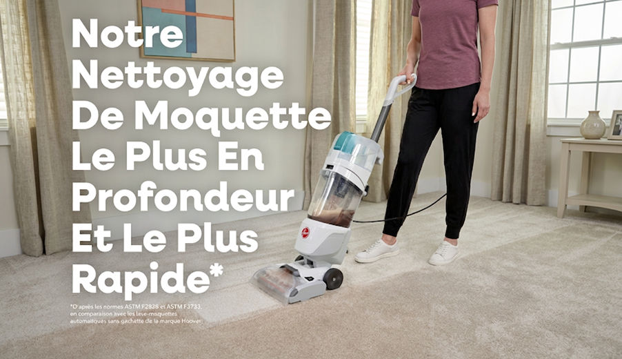 Notre nettoyage de tapis le plus en profondeur, le plus rapide