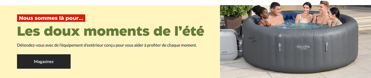 Détendez-vous avec de l’équipement d’extérieur conçu pour vous aider à profiter de chaque moment.