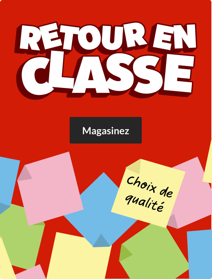 Magasinez des choix de qualité pour le retour en classe.