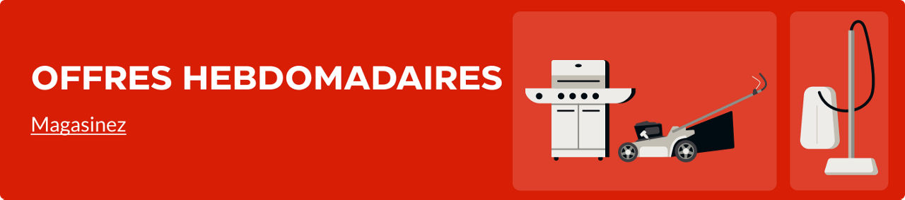 Voir les offres hebdo maintenant.